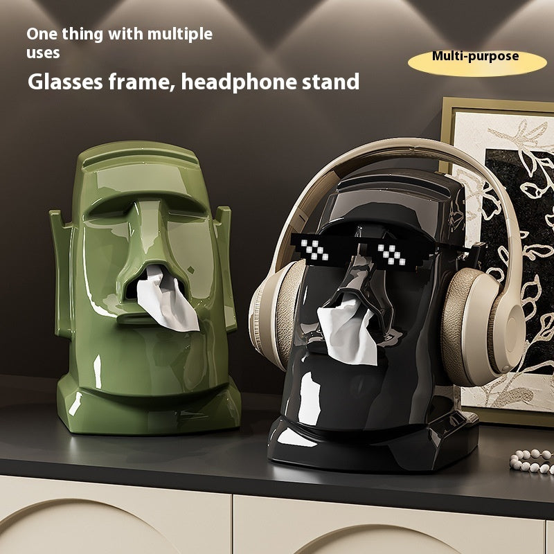 Creative Plaster Household Multifunctional Plastic Tissue Box