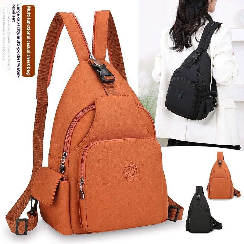 Fashion Backpack Women's Casual Waterproof Multifunctional Chest Bag
