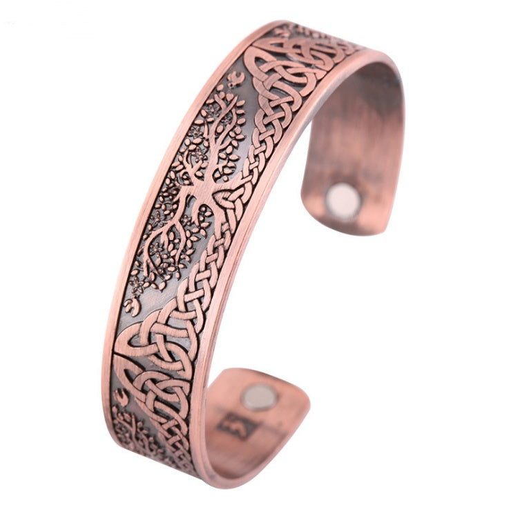 Men’s & Women’s Norse ‘Yggdrasil Tree of Life Cuff Bracelet (Unisex)