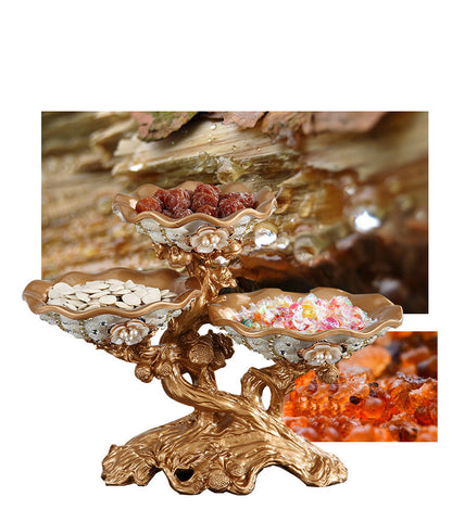 Creative Living Room Home Multi-Layer Candy Tray Light Luxury  Decoration Ornaments