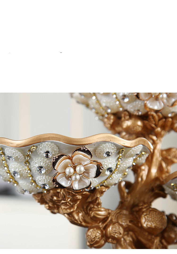 Creative Living Room Home Multi-Layer Candy Tray Light Luxury  Decoration Ornaments