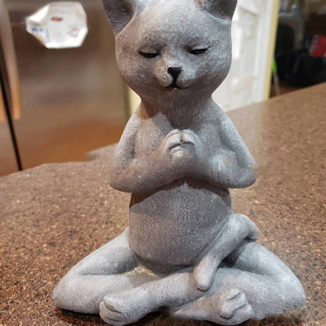 Zen Frog Meditation Statue – Relaxing Yoga Garden Decor Figurine | Resin Outdoor Ornament for Patio, Lawn & Home Decoration