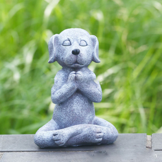 Zen Frog Meditation Statue – Relaxing Yoga Garden Decor Figurine | Resin Outdoor Ornament for Patio, Lawn & Home Decoration