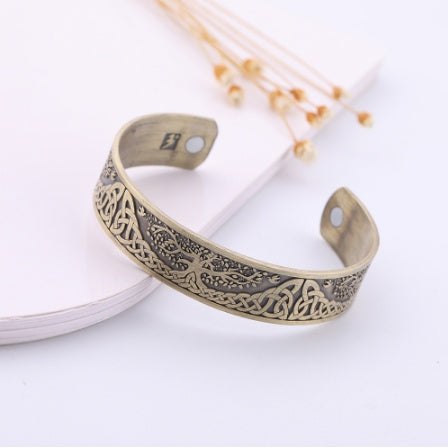 Men’s & Women’s Norse ‘Yggdrasil Tree of Life Cuff Bracelet (Unisex)