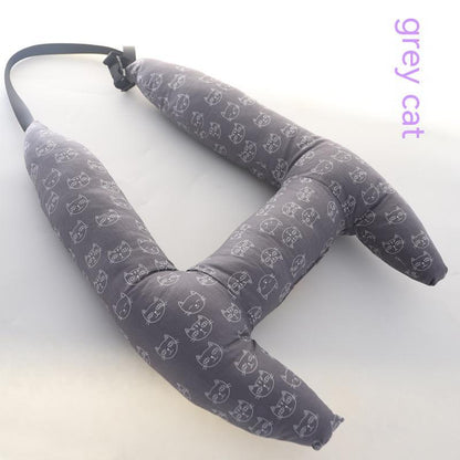 Kids Car Sleeping Pillow – Soft, Comfy Travel Headrest for Safe & Cozy Rides