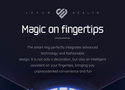 Smart Ring R500 – Sleek Black Wearable with Health & Fitness Tracking, Heart Rate & SpO₂ Monitor, Sleep & Activity Insights