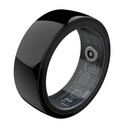 Smart Ring R500 – Sleek Black Wearable with Health & Fitness Tracking, Heart Rate & SpO₂ Monitor, Sleep & Activity Insights