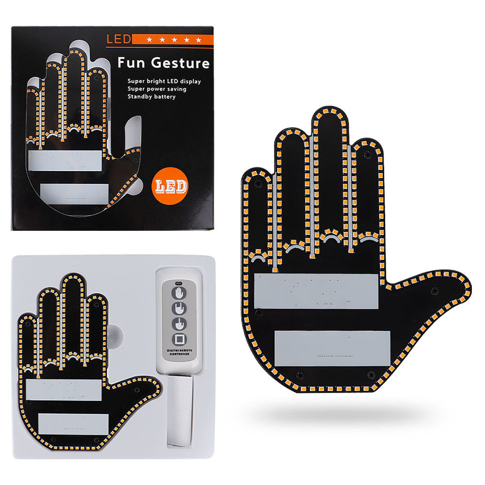 Led Multi-function Warning Modification Decoration Car Atmosphere Finger Lights