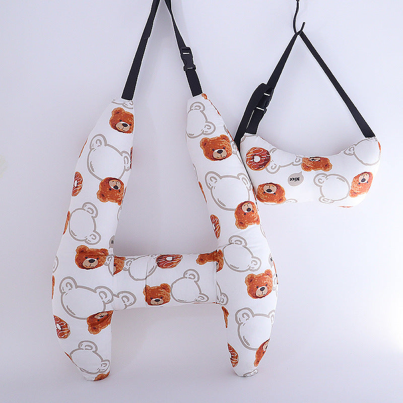 Kids Car Sleeping Pillow – Soft, Comfy Travel Headrest for Safe & Cozy Rides