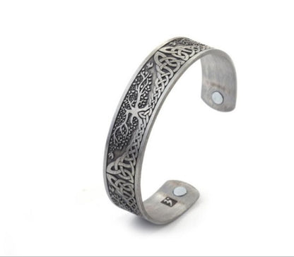 Men’s & Women’s Norse ‘Yggdrasil Tree of Life Cuff Bracelet (Unisex)