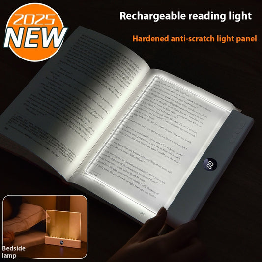 LED Book Reading Light | Rechargeable, Eye-Friendly, Adjustable Brightness