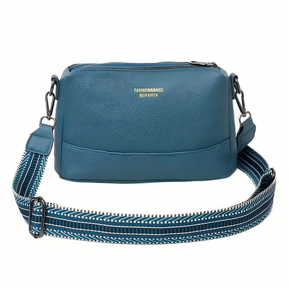 Fashionable Multi-functional PU Crossbody Bag Casual Shoulder Bag For Daily Commuting