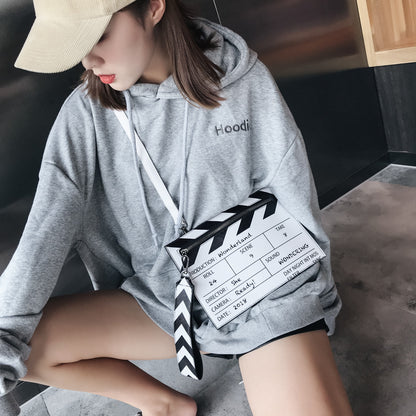 Movie Prop Design Pu Leather Casual Women's Clutch Envelope Bag Women Shoulder Bags Crossbody Messener Bag