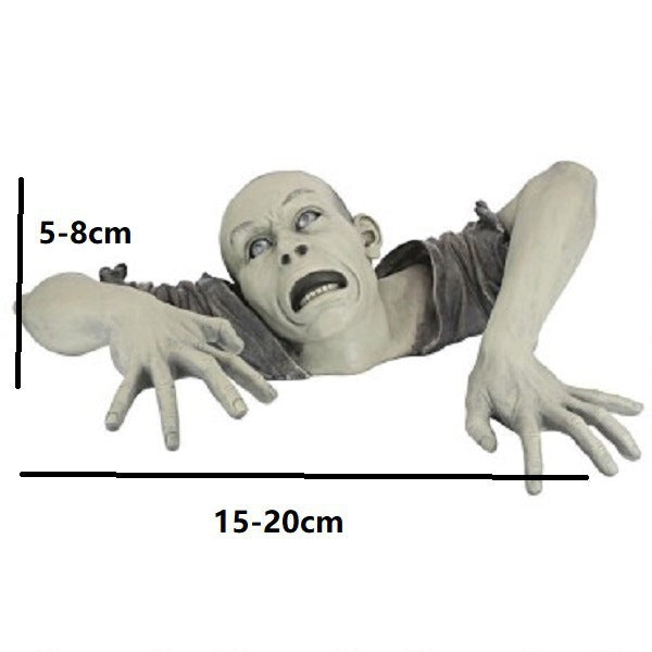 Resin Zombie Garden Statue Scary Outdoor Swamp Ornament for garden Décor
