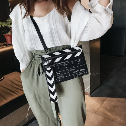 Movie Prop Design Pu Leather Casual Women's Clutch Envelope Bag Women Shoulder Bags Crossbody Messener Bag