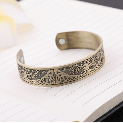 Men’s & Women’s Norse ‘Yggdrasil Tree of Life Cuff Bracelet (Unisex)