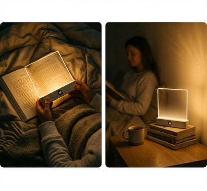 Read Comfortably Anytime – Rechargeable LED Book Light with Adjustable Brightness