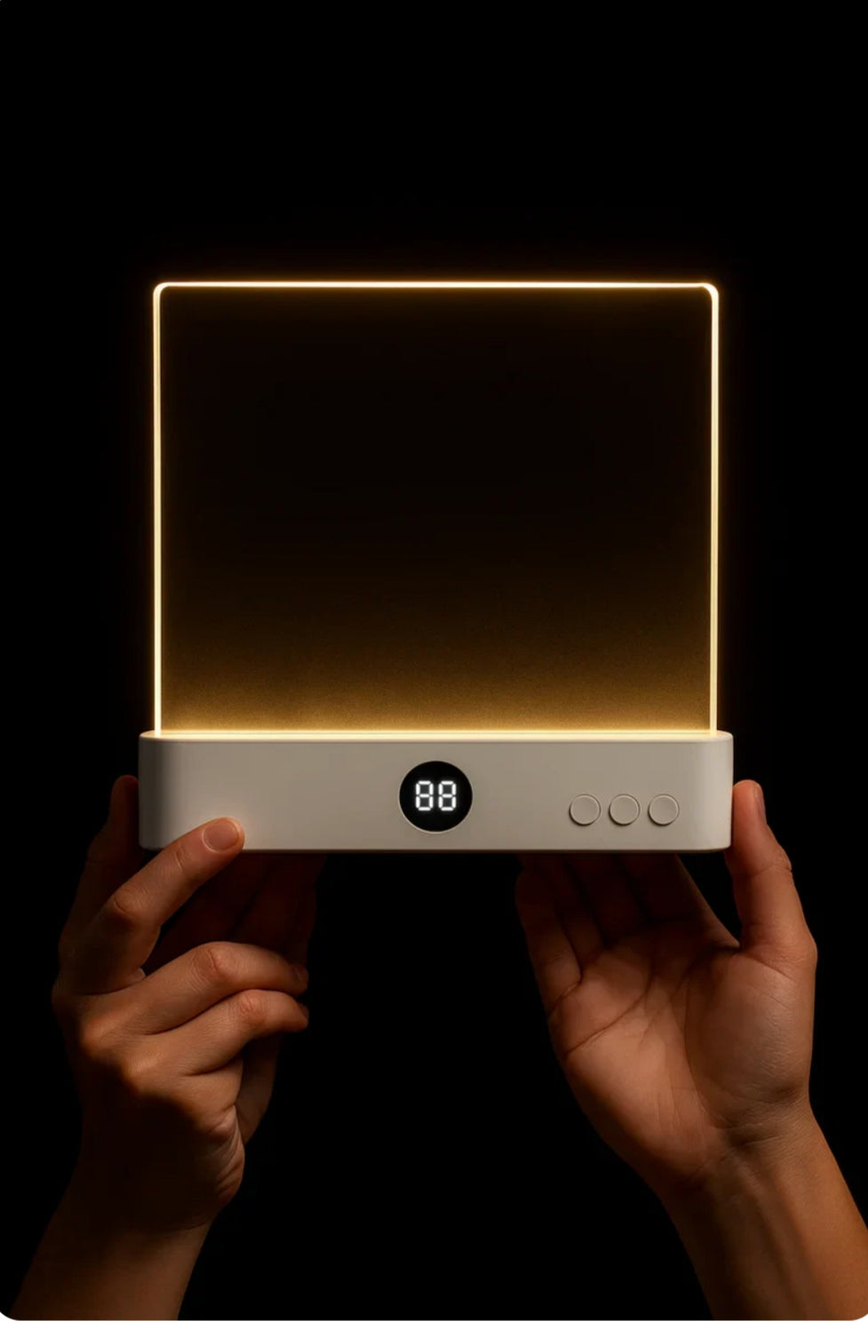 Read Comfortably Anytime – Rechargeable LED Book Light with Adjustable Brightness