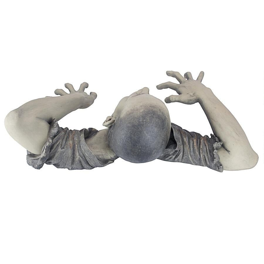 Resin Zombie Garden Statue Scary Outdoor Swamp Ornament for garden Décor