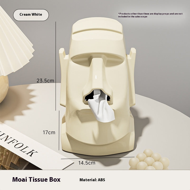 Creative Plaster Household Multifunctional Plastic Tissue Box