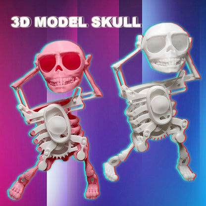 Mini 3D Skull Toy – Funny Stress Relief & Decorative Desk Gadget