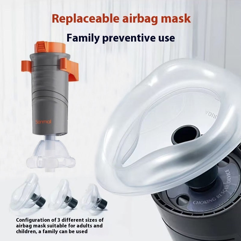 Automatic Anti-Suffocation Safety Mask for Kids & Elderly | Emergency Breathing Protection Device